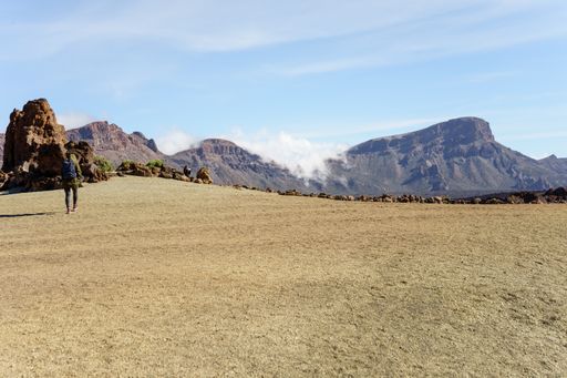 A scenic view of Mount Teide in Tenerife in the Canary Islands, Spain