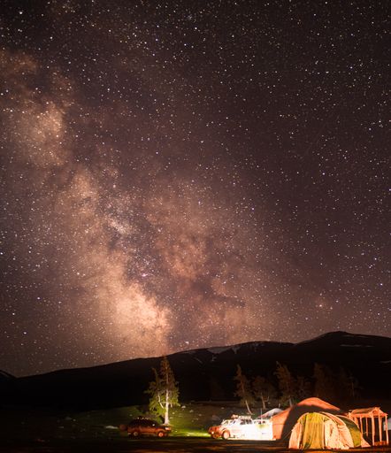 Milky way and stars are amazing in western part of Mongolia, where the eagle hunters and kazakh people have been living for long time. 27th June, 2019