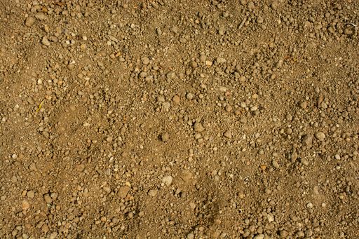 A closeup shot of soil surface