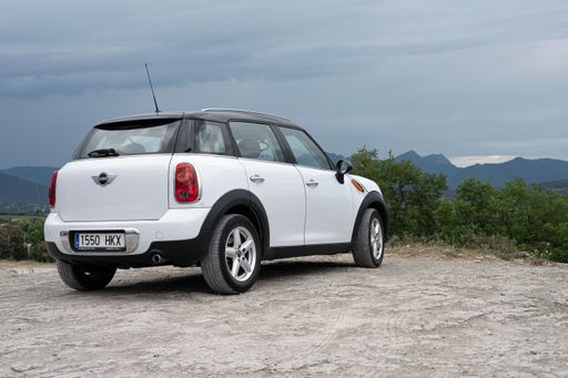 Modern car parked on the lookout
