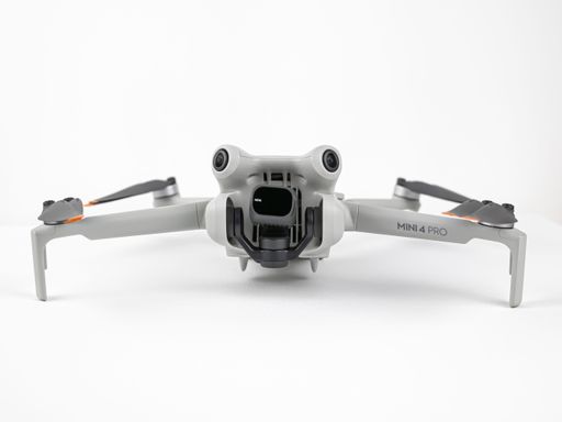 Compact DJI Mini 4 Pro drone for high-quality aerial photography.
