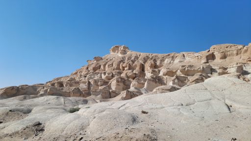 The beautiful Al Qarah Mountains, in Al Hofuf, Saudi Arabia during daylight