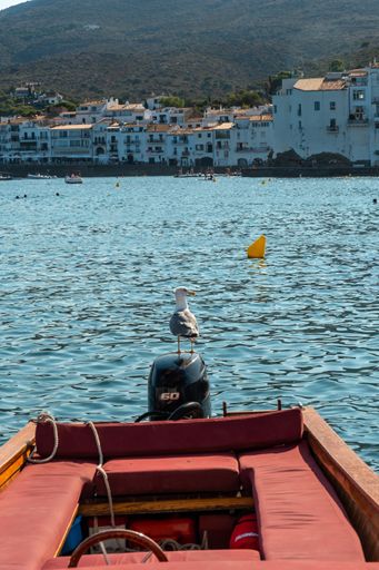 A beach full of boats in Costa Brava of Catalonia in the Mediterranean