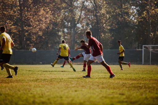 The football match in Brcko. Bosnia and Herzegovina.