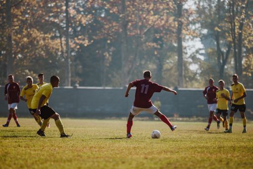 The football match in Brcko. Bosnia and Herzegovina.