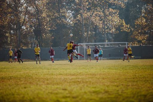 The football match in Brcko. Bosnia and Herzegovina.