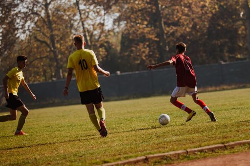 The football match in Brcko. Bosnia and Herzegovina.