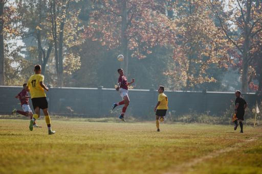The football match in Brcko. Bosnia and Herzegovina.