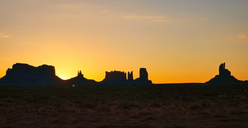 A beautiful shot of the Oljato-Monument Valley, a census-designated place in Arizona