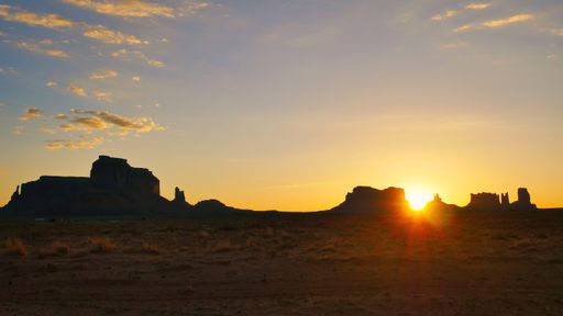 A beautiful shot of the Oljato-Monument Valley, a census-designated place in Arizona