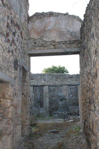 A vertical shot of the ancient architecture of dwelling dating back to the ancient Romans, Italy