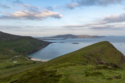 A Panoramic view of Keem Bay, Achill Island, Ireland