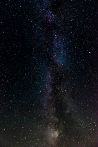 The beautiful Milky Way in the night sky