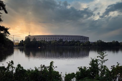 The cloudy sky over the Documentation Center Nazi Party Rally Grounds