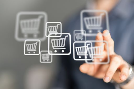 shopping online digital concept in hand
