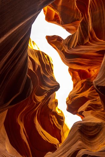 The breathtaking view of the Lower Antelope, Arizona, United States