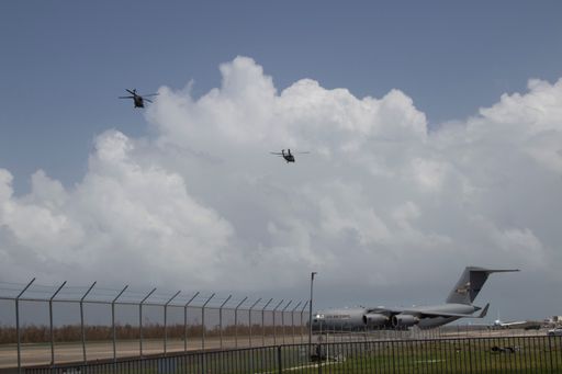 The aftermath of Hurricane Maria in San Juan, Puerto Rico