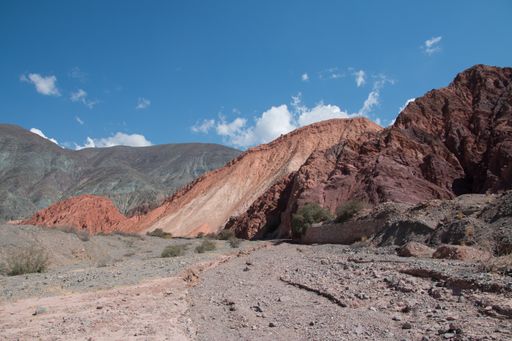 A beautiful rocky area on a sunny day