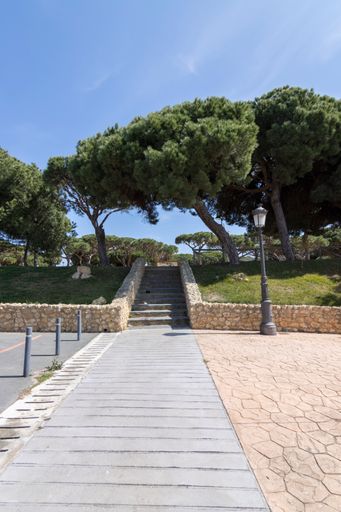 A cozy park in Mazagon Huelva during daytime Spain
