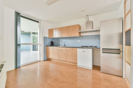 A beautiful kitchen with a modern interior
