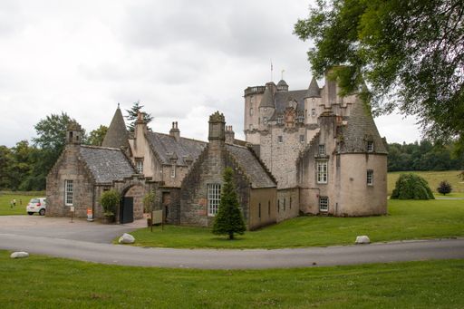 A beautiful view with Castle Fraser in the UK.