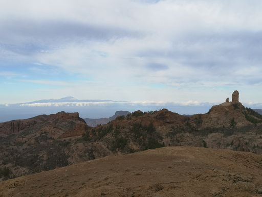 The Roque Nublo on the island of Gran Canaria, Canary Islands, Spain