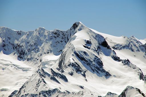 The mountain under the sky