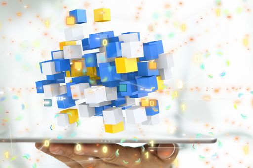 data code binary concept 3d