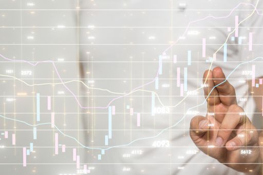 bullish Diagram - Graph Stock Trading