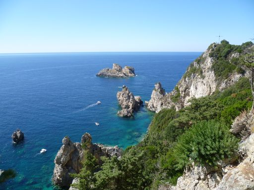 A Breathtaking scene of Corfu, Greece