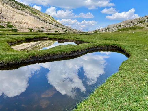 A beautiful lake in Regional Natural Park of Corsica, Corte, France
