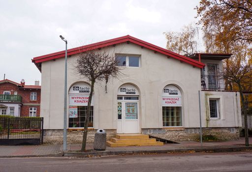 A beautiful shot of the closed DeFacto book store in the town center in Poland
