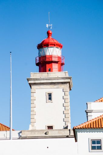 The Cabo da Roca cape and lighthouse in Portugal, most western point of continental Europe