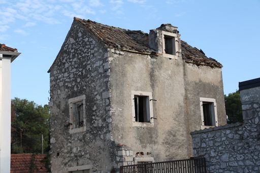 The old stone and abandoned houses in Croatia