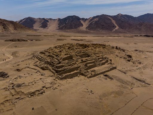 Sacred City of Caral, is an archaeological site located in the Supe valley, near the current town of Caral, 182 kilometers north of Lima (Peru).