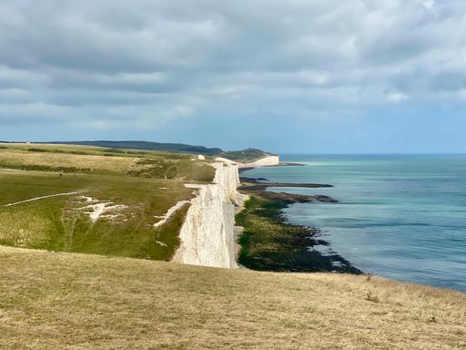 A beautiful shot of the Seven Sisters Cliffs, UK