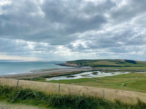 A beautiful shot of the Seven Sisters Cliffs, UK
