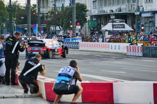 photographers, amateurs and professionals , action . Acropolis Rally. Athens, Greece.