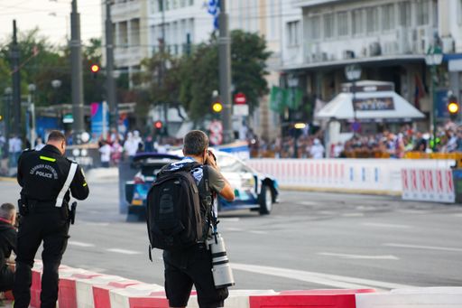 photographers, amateurs and professionals . Acropolis Rally. Athens , Greece.