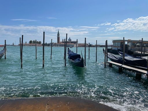 A beautiful shot of the Church of San Giorgio Maggiore in Venice, Italy