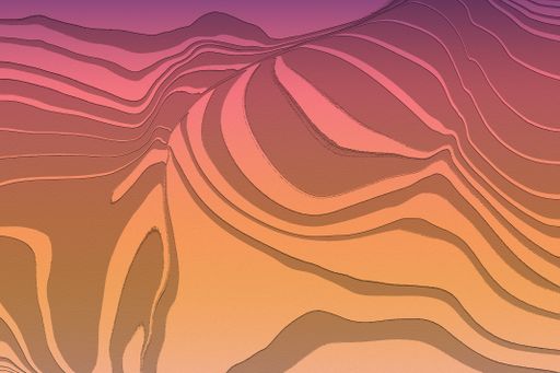 abstract background with waves and grain, wallpaper or card