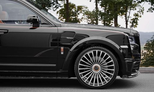 A Rolls Royce Cullinan modern car exterior with elegant sport elements