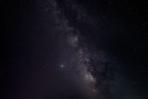 The Milky Way galaxy in the night sky