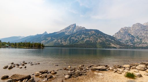 A scenic landscape of the Grand Teton National Park