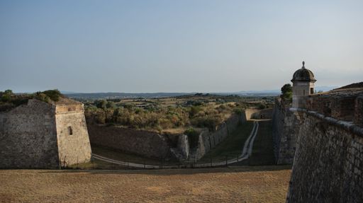 The Historic Castell de Sant Ferran fortress in Figueres, Catalonia