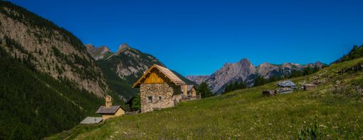The village of Queyras Regional Natural Park