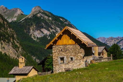 The village of Queyras Regional Natural Park