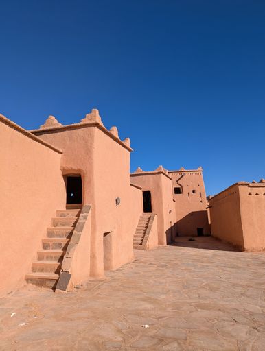 The Taourirt Kasbah, a historical landmark in Ouarzazate, Morocco