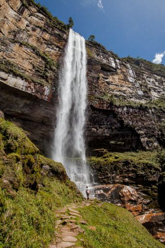 Gocta is a waterfall (771 meters) with two drops located in Peru's province of Bongara in Amazonas.