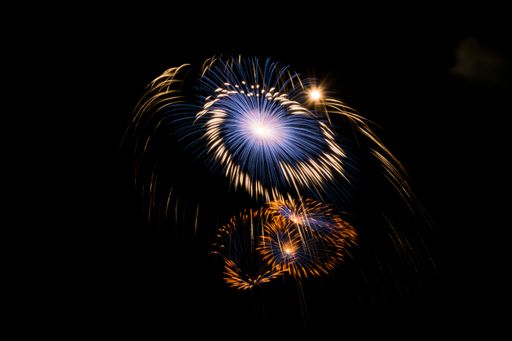 Traditional fireworks display in Mqabba on the eve of the Catholic feast of the Assumption (Saint Mary) celebrated on the 15th of August in Malta.